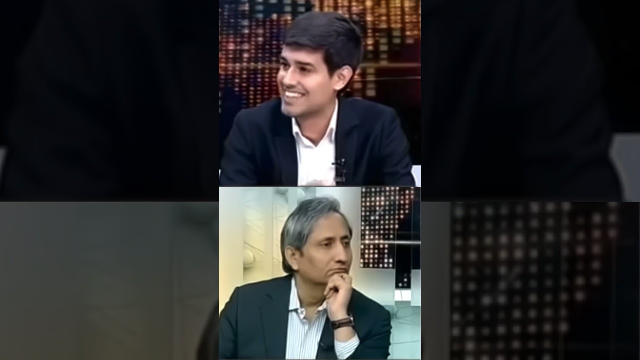 Ravish Kumar interview Dhruv rathee #shortvideo
