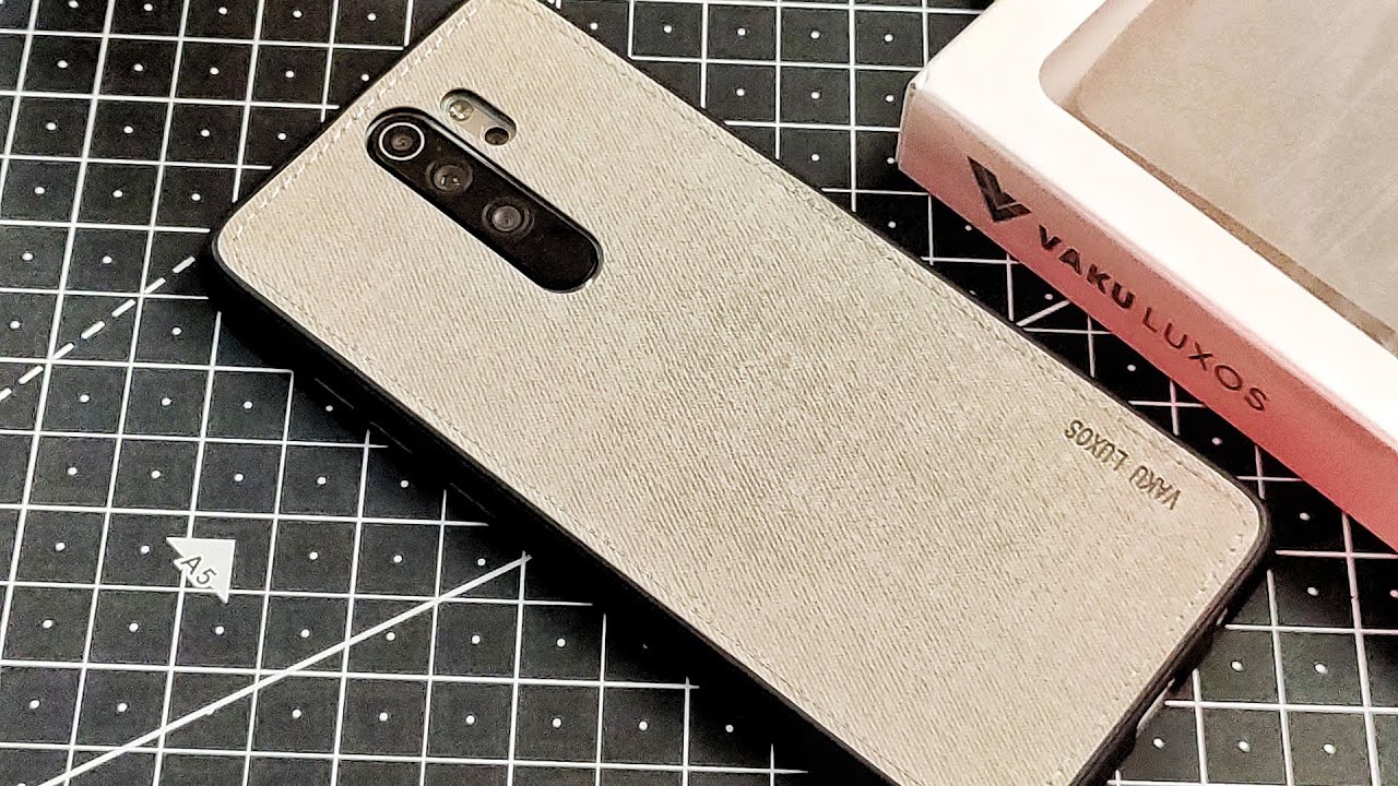 Redmi Note 8 PRO | ORIGINAL COTTON BACK COVER | MI COTTON PREMIUM BACK COVERS | VAKU Luxus