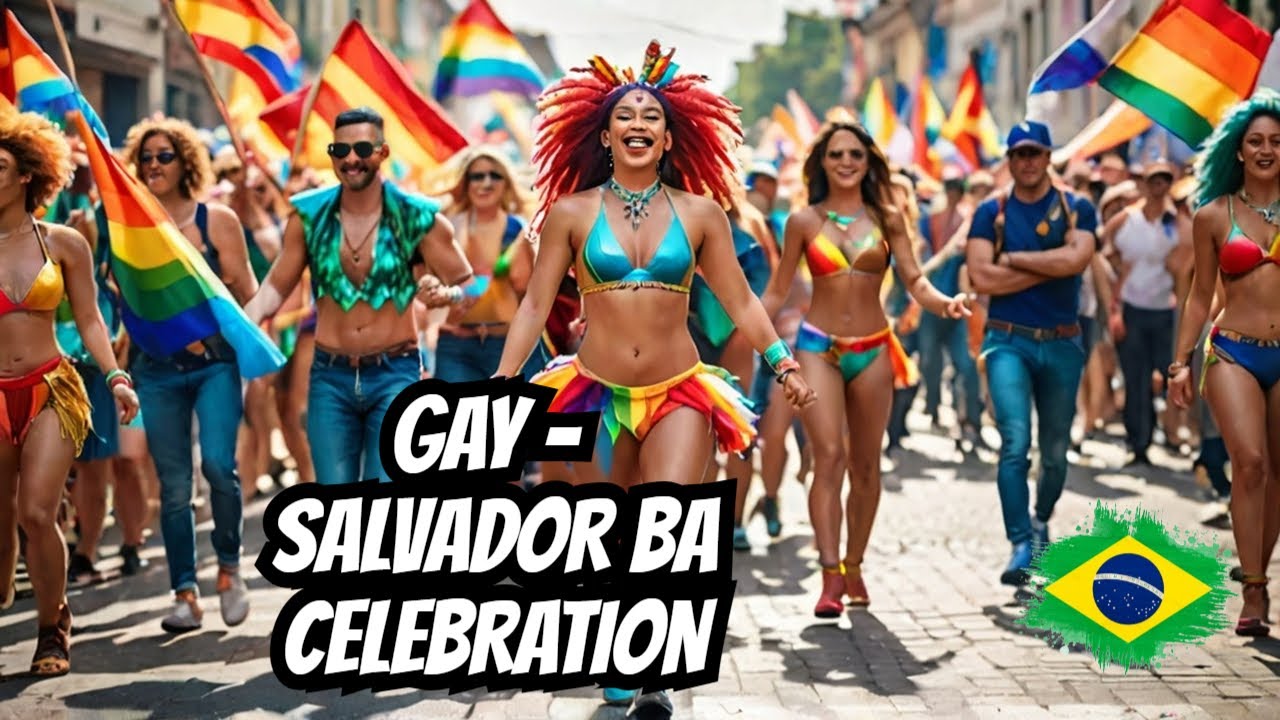 🇧🇷 Gay Parade Goes Wild! Carnival 2024 in Salvador BA Centro🌈🎉 | Brazil’s Biggest Pride Celebration!