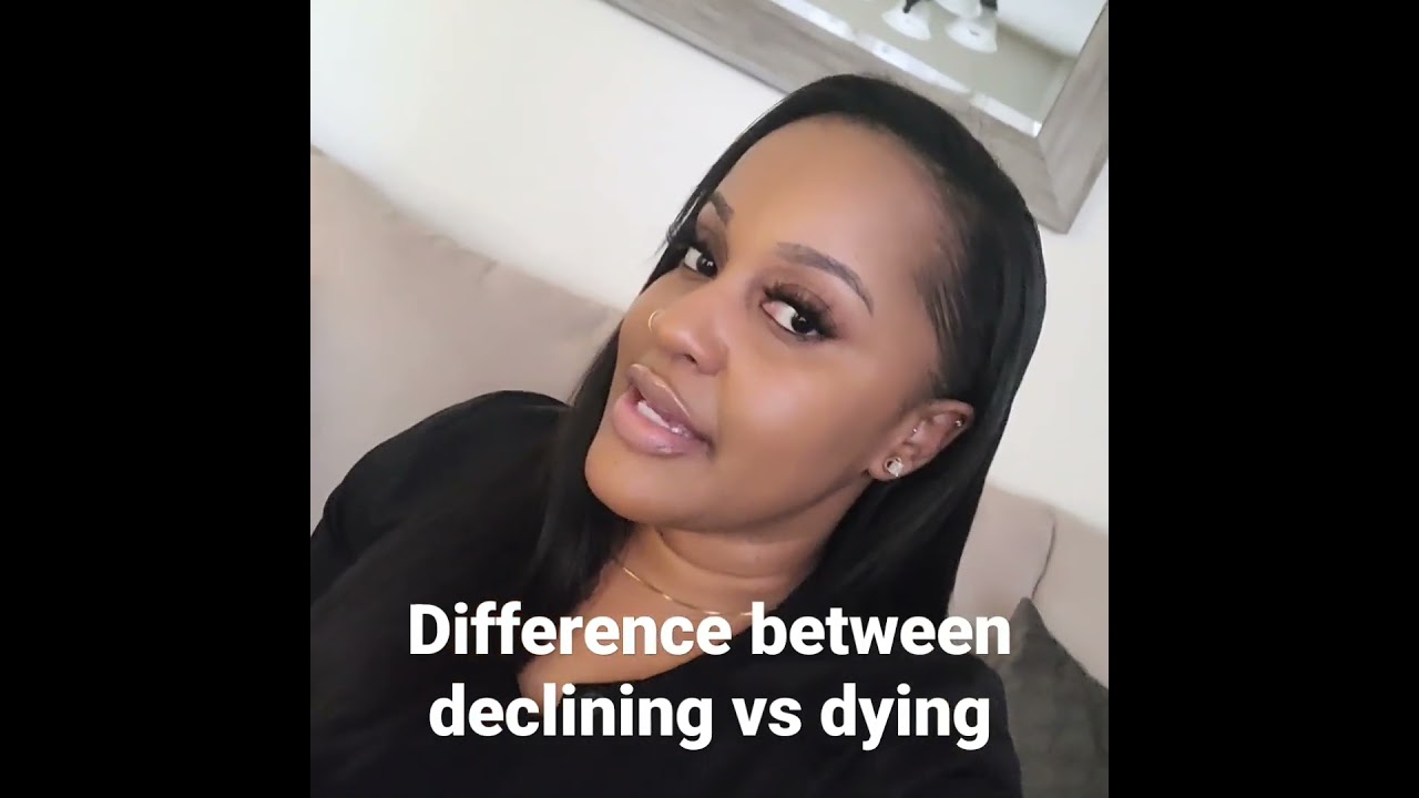 Difference between declining and dying at the end of life.? #hospice #palliativecare #endoflife