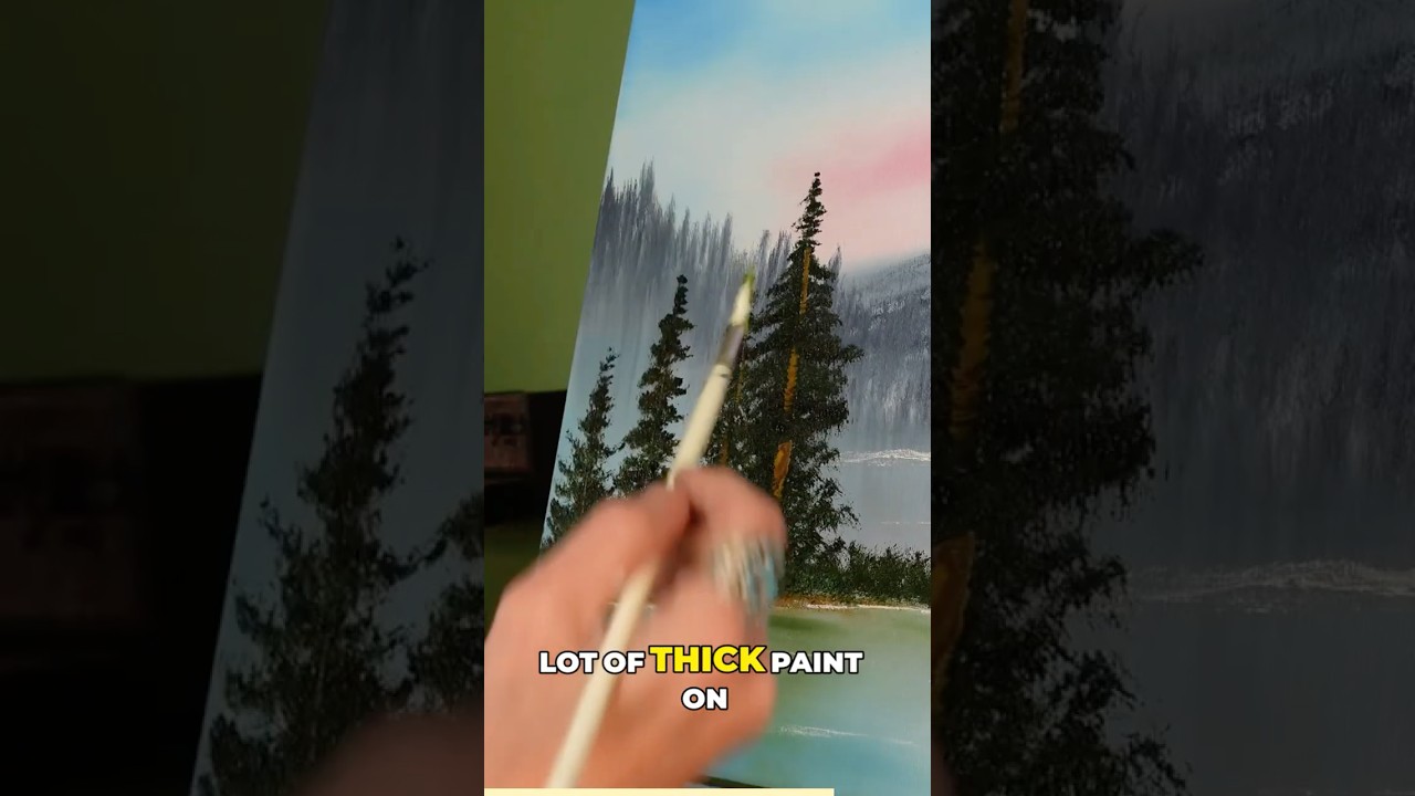 How to Highlight Evergreen Trees That Look Realistic - Certified Bob Ross Instructor