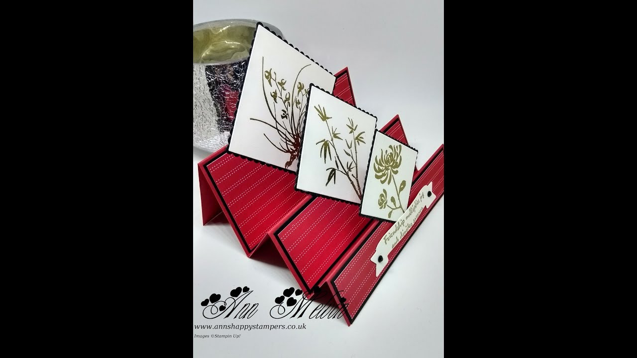 Gorgeous Oriental Style Stepper Card
