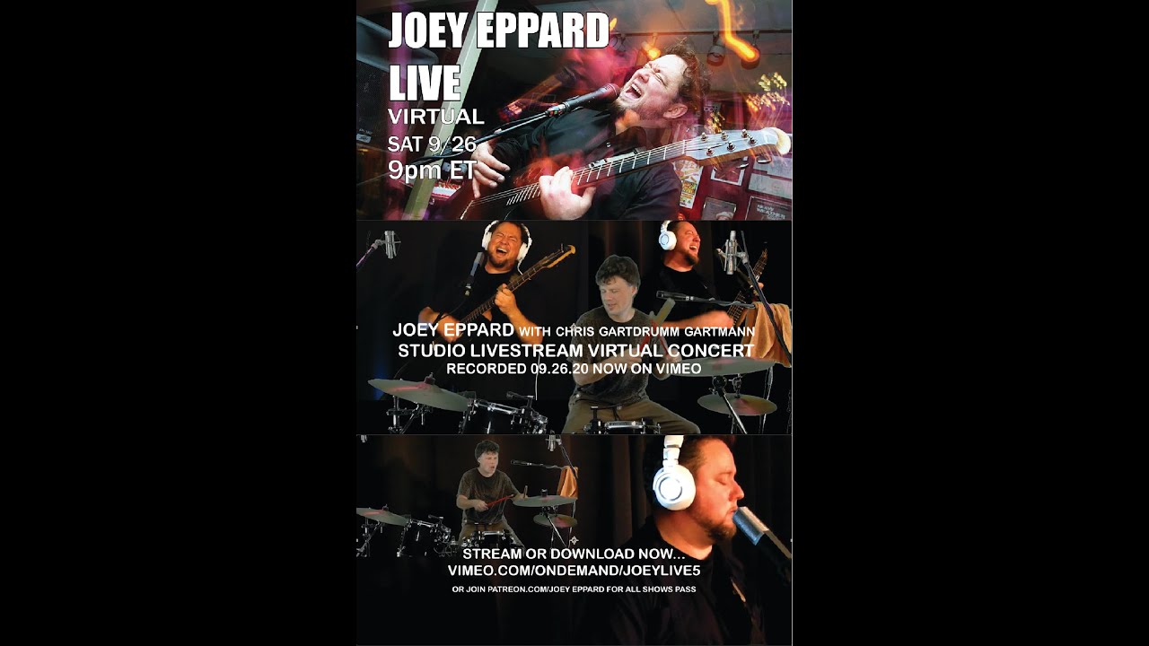 PRETTY GIRLS - Joey Eppard & Chris Gartdrumm Gartmann Virtual Studio Concert 09-26-20
