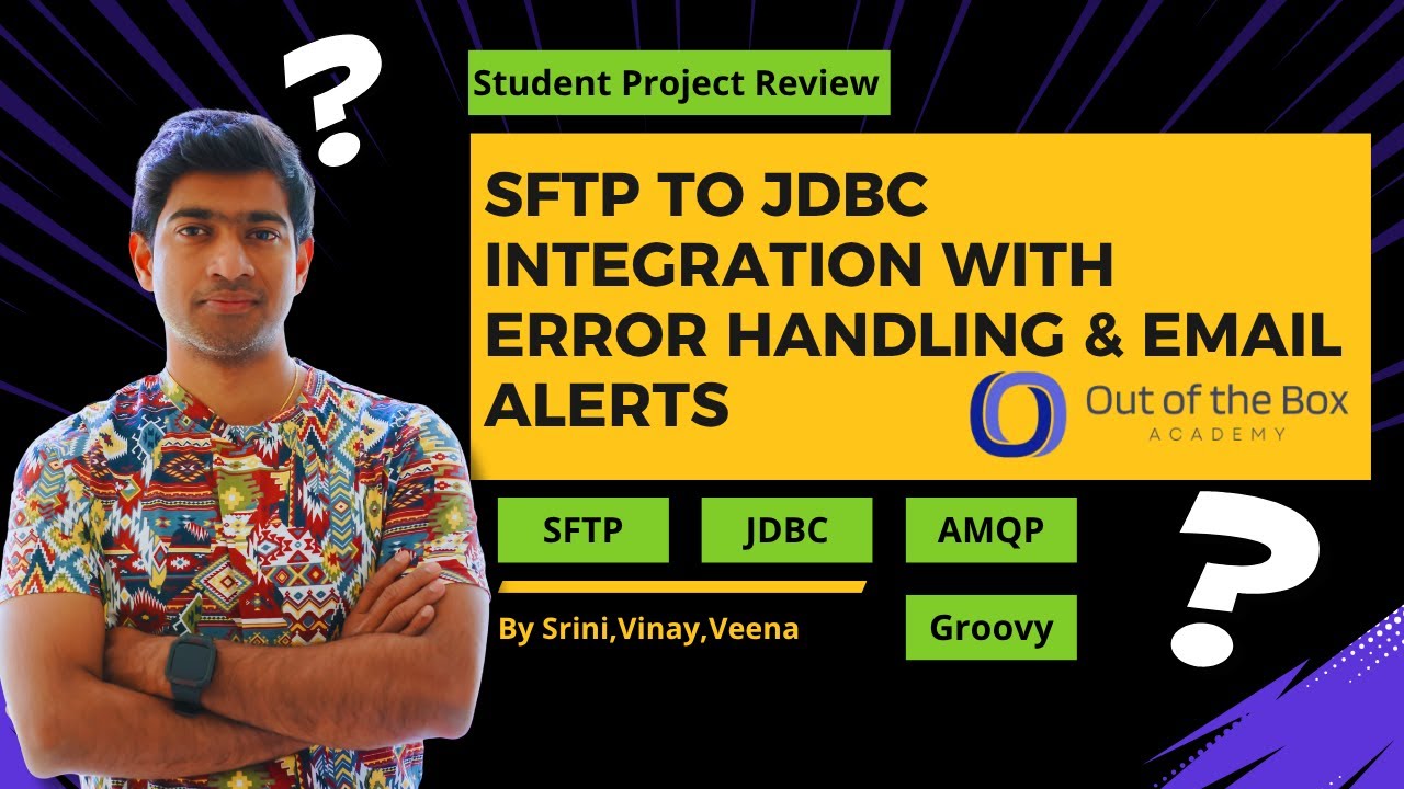 SAP CPI Real-Time Project Demo | SFTP to JDBC Integration with Error Handling & Email Alerts