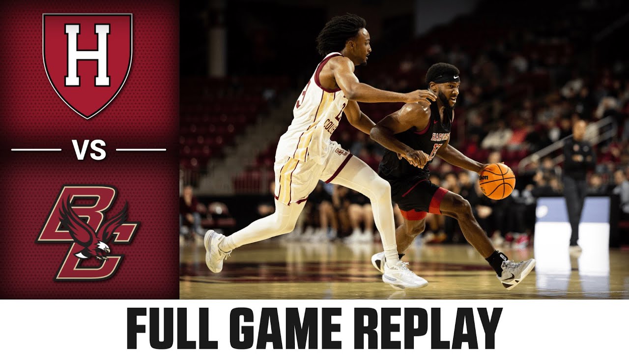 Harvard vs. Boston College Full Game Replay | 2025-26 ACC Men's Basketball
