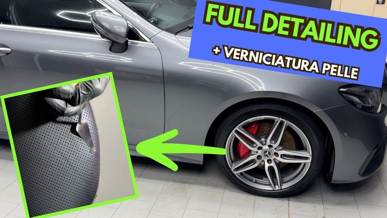 Full Detailing + Riparazione Sedile in Pelle su Mercedes