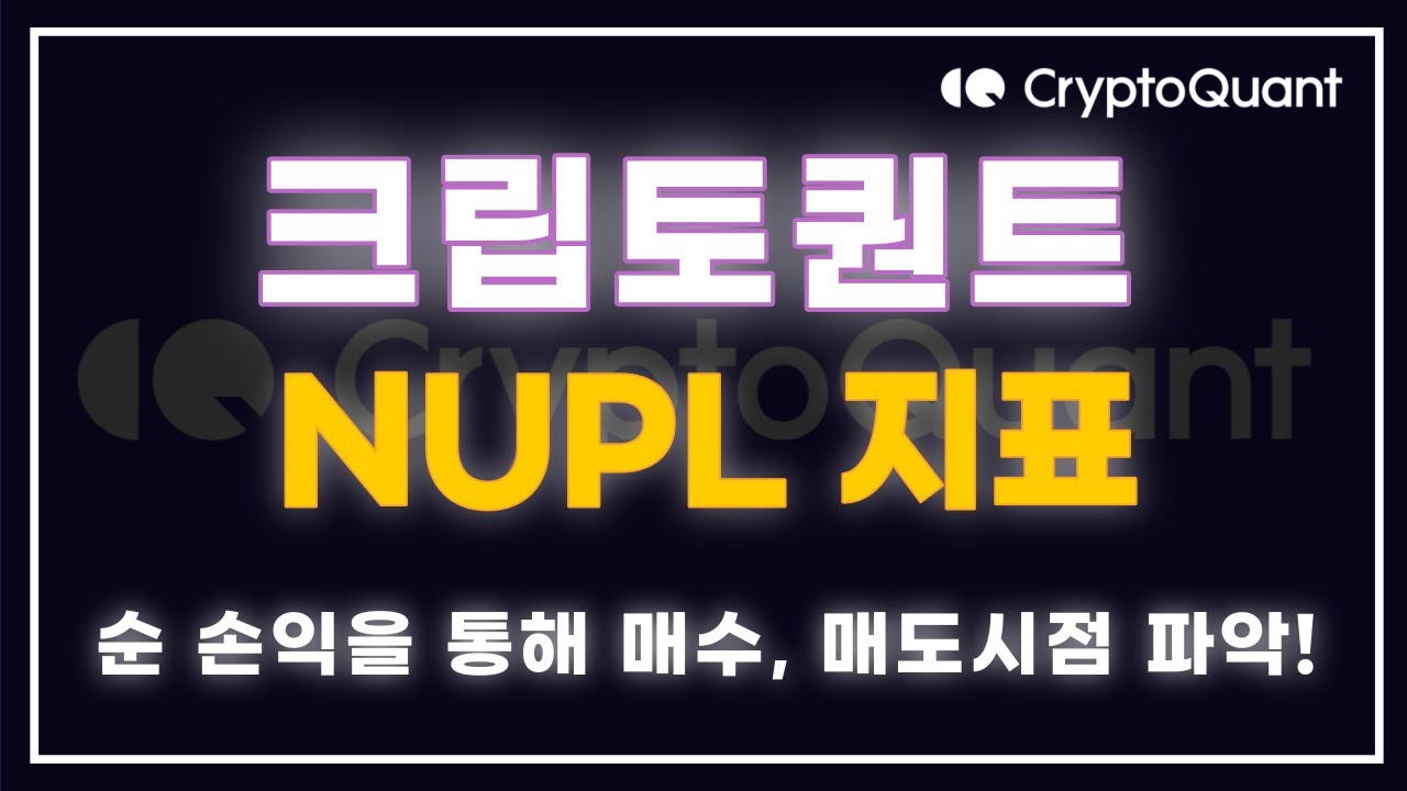 10편 크립토퀀트 NUPL 온체인데이터 지표를 알아보자! (100% 승률 지표) [온체인데이터]