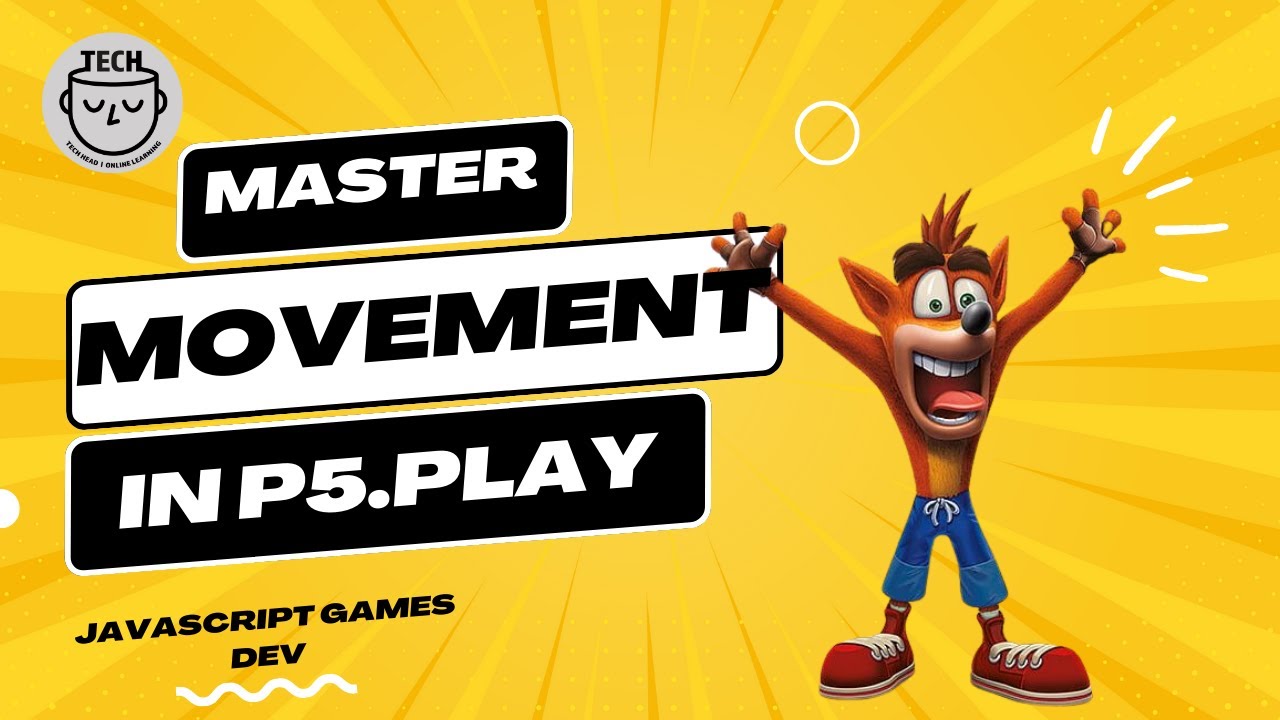 How to move Sprites for Motion Mastery: Unleashing Dynamic Movement with P5 play Tutorial