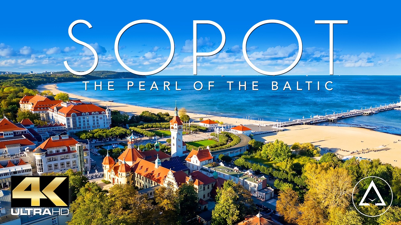 SOPOT - POLAND IN 4K DRONE FOOTAGE (ULTRA HD) - Beautiful Baltic Sea Landscapes UHD