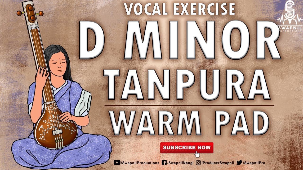 D Minor WARM PAD | TANPURA | PRACTICE SCALE | VOCAL BACKING TRACK