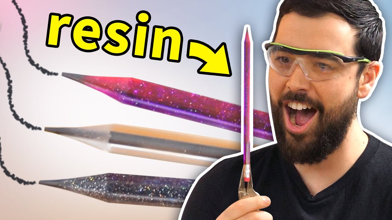 Making Usable Resin Pencils