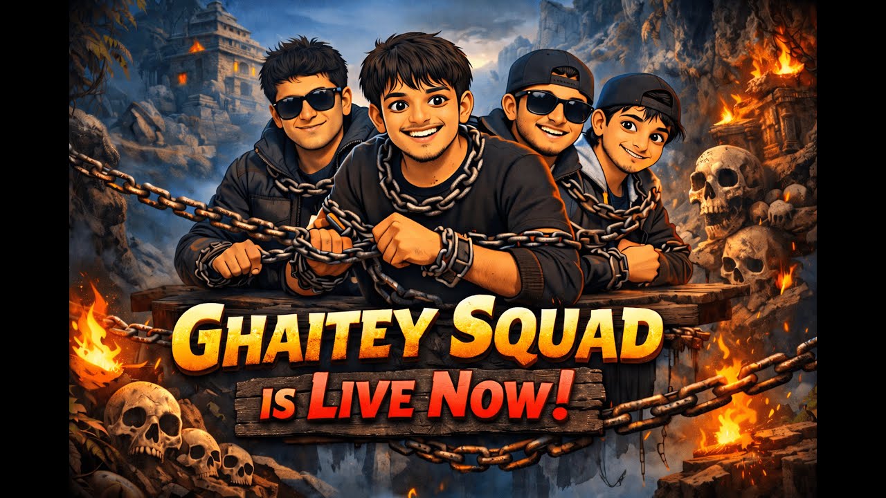 Game For Peace First  | Ghaitey Squad gets Chained Together Live at 9PM