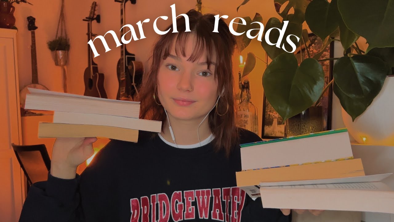 ASMR books I read in march (and also january) (whispered, tapping)