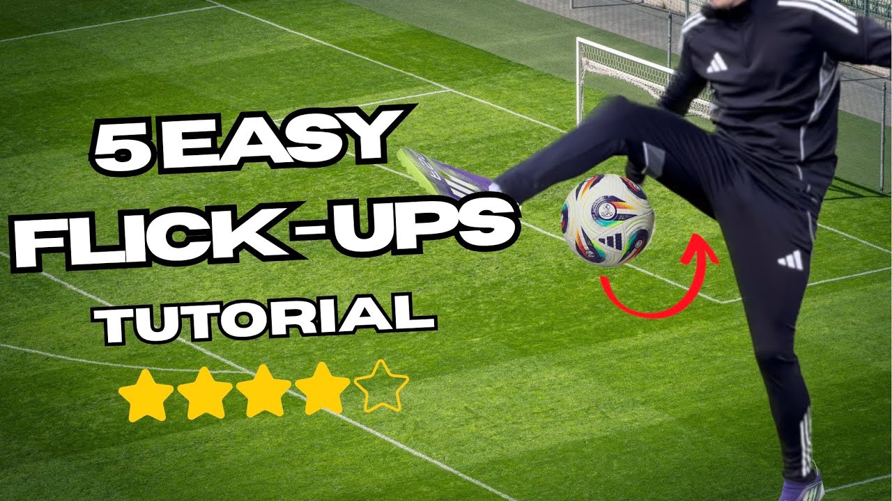 Diese 5 FLICK UPS musst du als Fußballer können 😳⚽️ TUTORIAL 🔥#tutorial  #fussball #fußballtipps 
