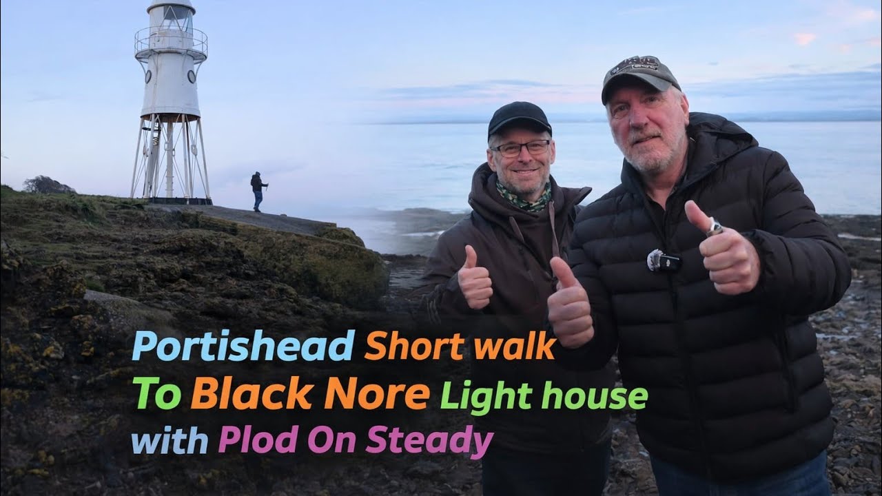 PORTISHEAD, North Somerset to Black Nore Lighthouse. A short walk with @plodonsteady