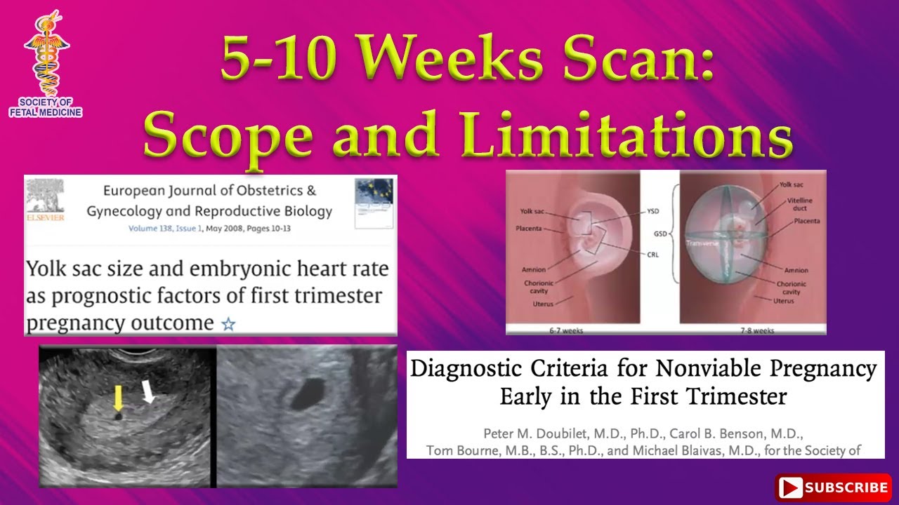 5-10 Weeks Scan: Scope and Limitations