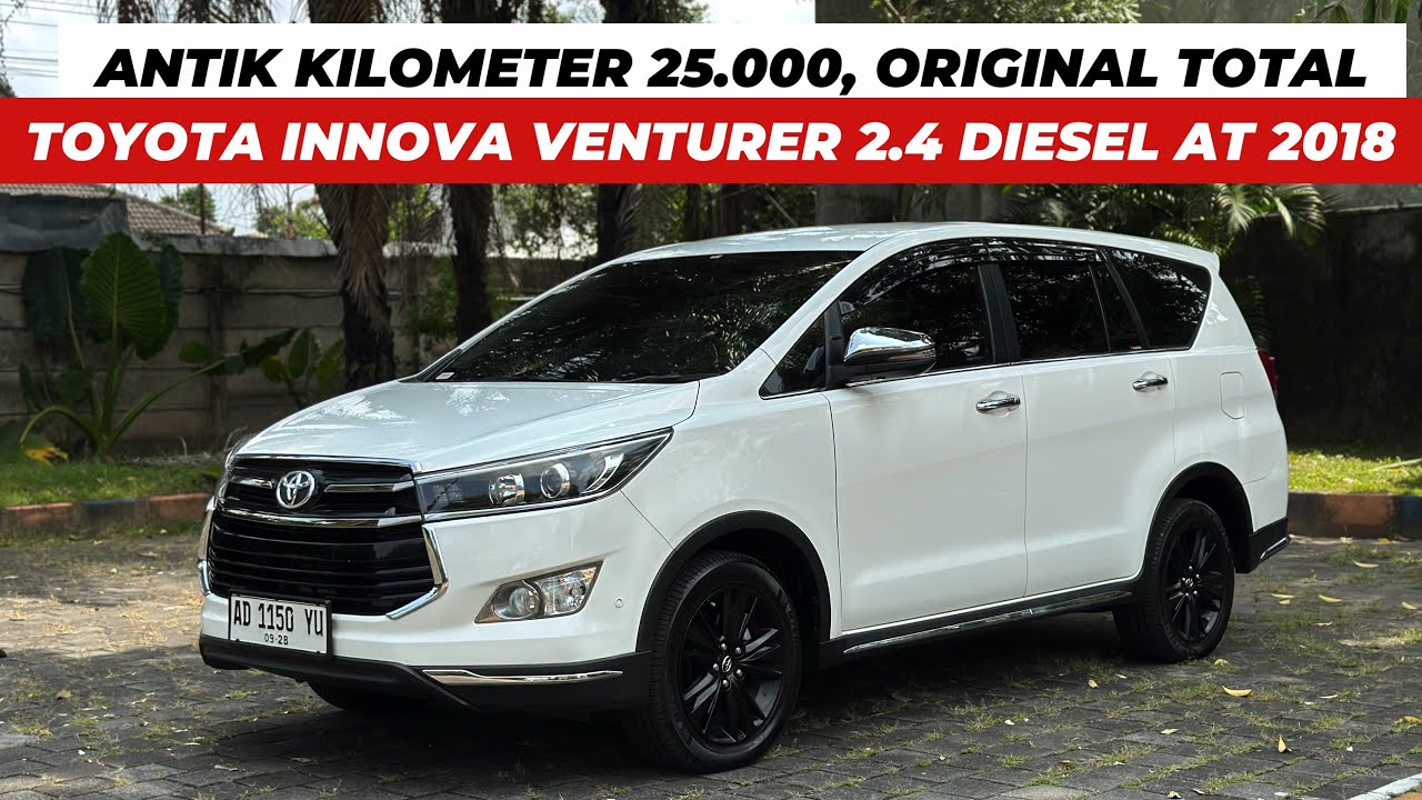 ‼️ANTIK, LOW KM - TOYOTA INNOVA 2.4 VENTURER DIESEL AT 2018