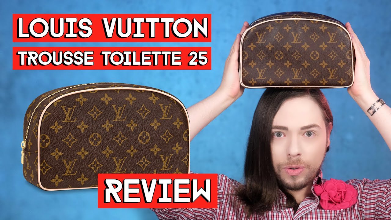 LOUIS VUITTON Trousse Toilette 25 - Toiletry Pouch 25 Review - Eighties Nostalgia Design