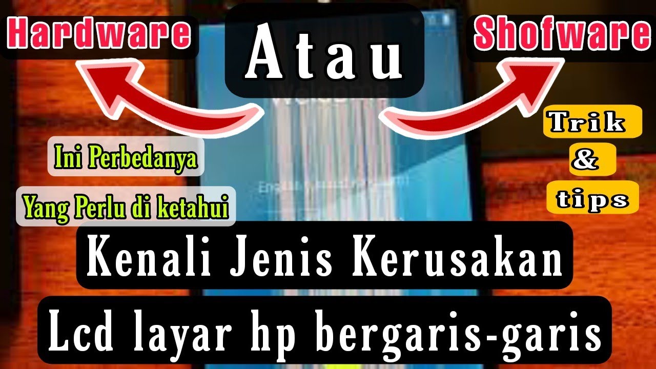 Memperbaik Lcd layar hp bergaris-garis yang Perlu di Coba|| Trik dan tips