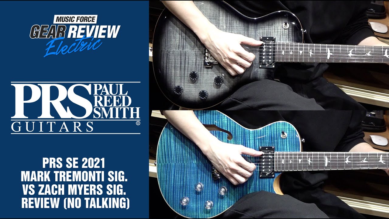 PRS SE 2021 Mark Tremonti Sig. VS Zach Myers Sig. Review (No Talking)