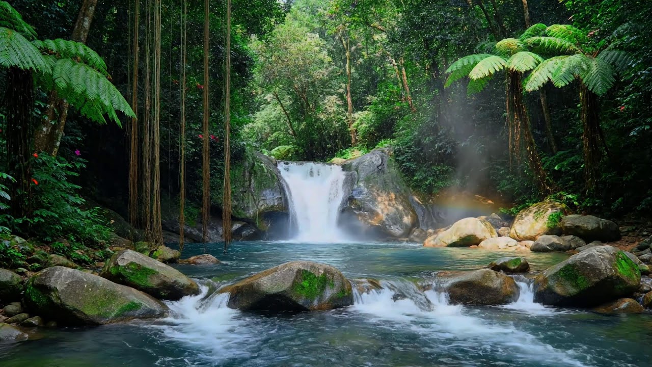Gentle River Sound Ambience 🌊 Flowing Water for Deep Sleep, Meditation, and Relaxation #1590
