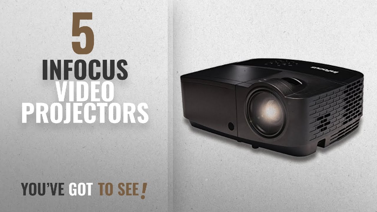 Top 10 Infocus Video Projectors [2018]: InFocus Corporation IN119HDx 1080p DLP Projector, HDMI, 3200