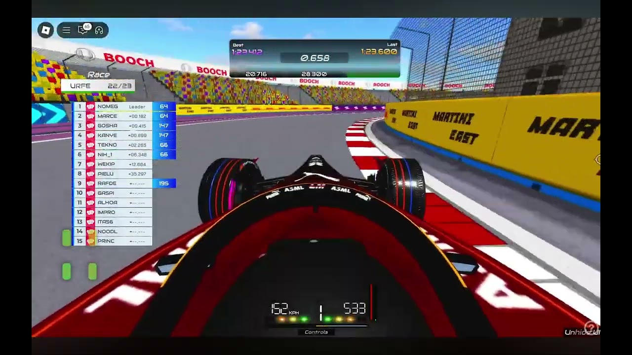 (11/2024) URFE Monaco Hotlap (1:22.829) | Season 6 Round 13 Race | Driver's POV