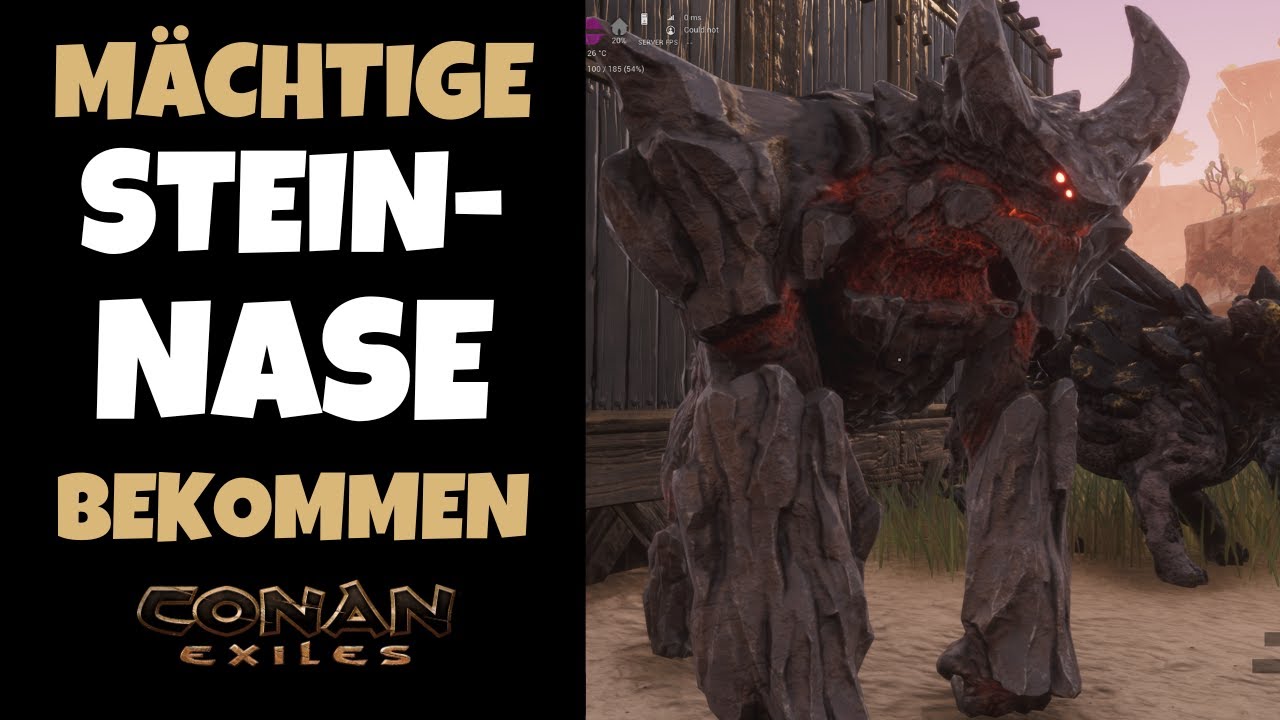 Conan Exiles Guide 2025 - Tierbegleiter - M&auml;chtige Steinnase