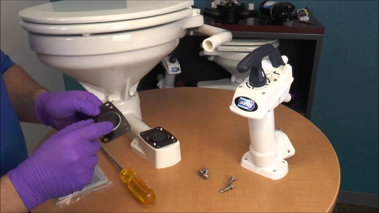 How to Replace a Jabsco Manual Toilet Pump Assembly