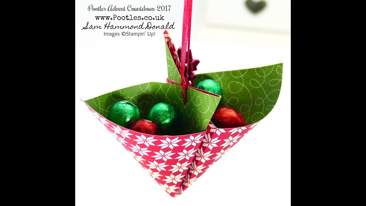 Pootles Advent Countdown 2017 #24 Jack's Folded Hanging Treat Bag