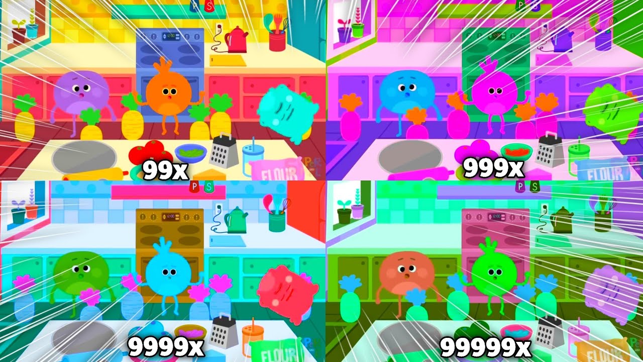 Super Simple Songs Spinning Pineapple Pizza Intro Logo at 999999x Speed ​​Klasky Csupo Effects!