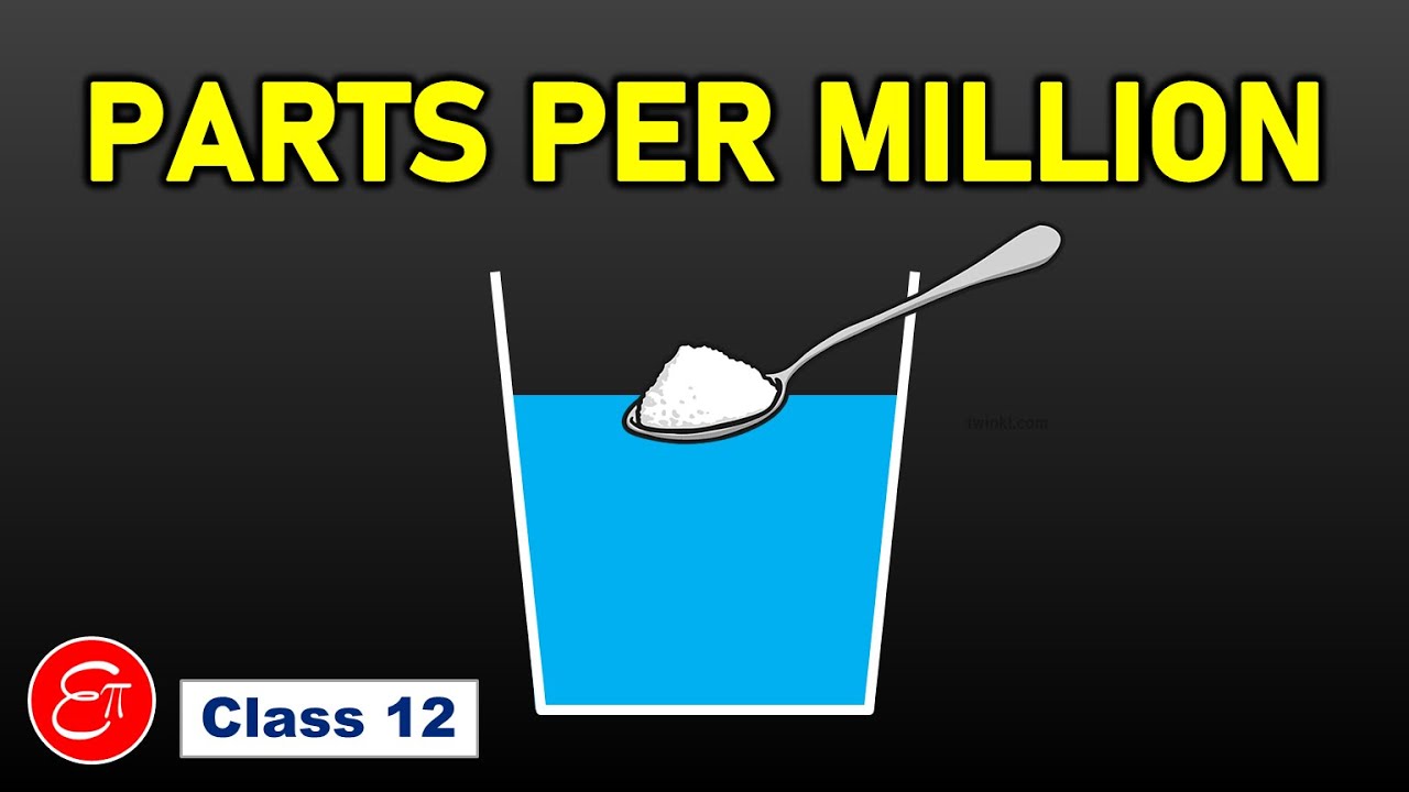 PARTS per MILLION || Solutions - 2.4 || Class 12 Chemistry