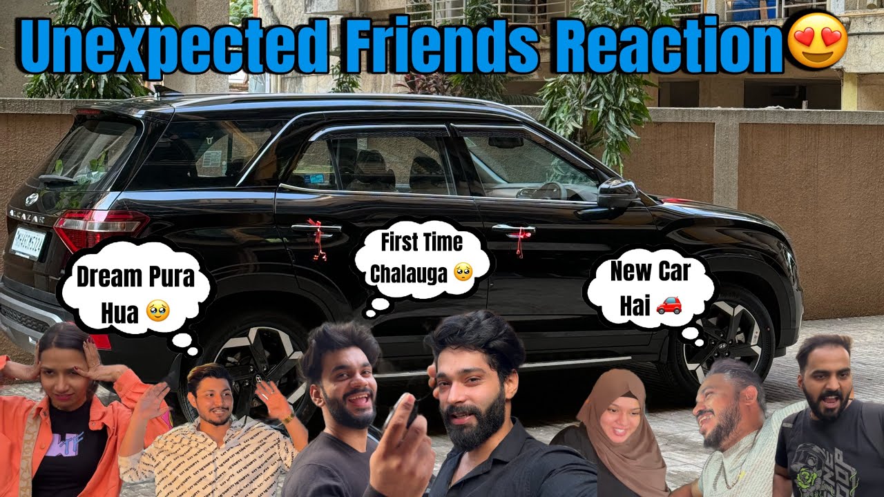 Unexpected Friends Reaction On Dream Car 😍| Car Ghar Aagai | Fokats | Abresh & Zeeshan