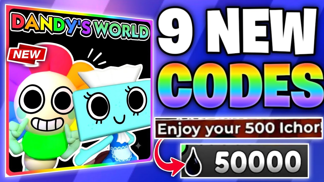 СЕКРЕТНЫЕ КОДЫ!!🔥⚠️ КОДЫ DANDY'S WORLD НА ИЮЛЬ 2026! РАБОЧИЕ НОВЫЕ КОДЫ ДЛЯ ROBLOX DANDY'S WORLD