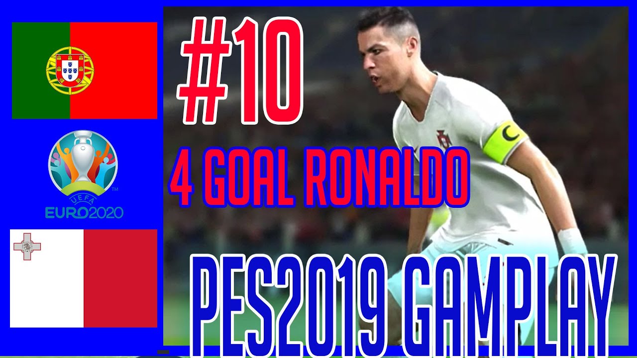 [PES 2019-PC ] Portugal VS Malta FULL MARCH 2020 Gamplay #10