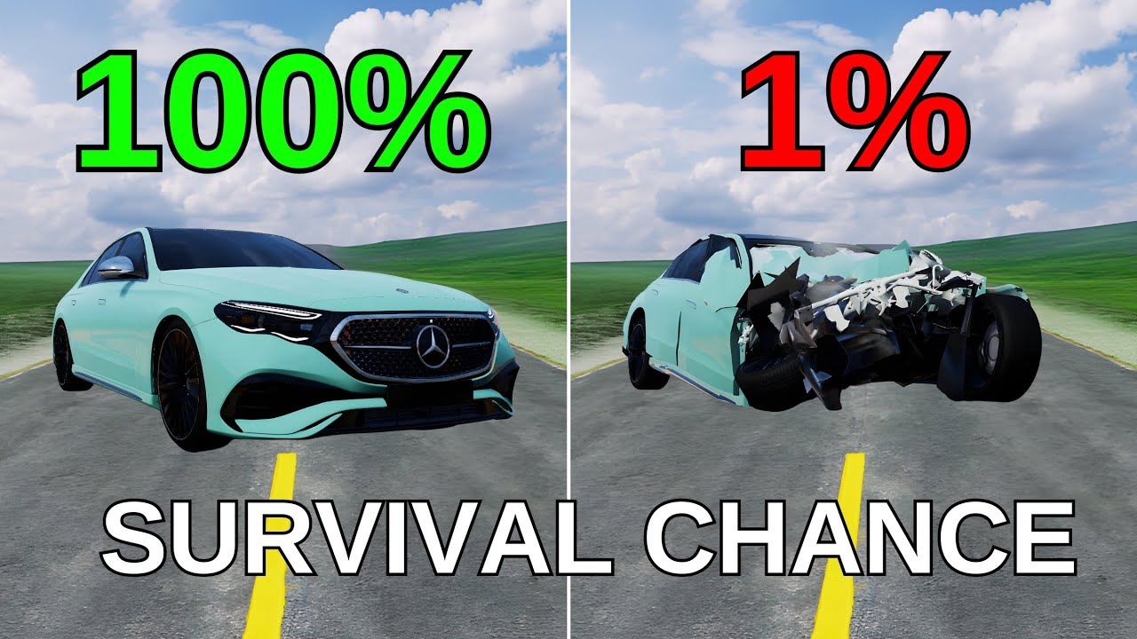 Realistic Survival Chance Crashes #3 | BeamNG.drive