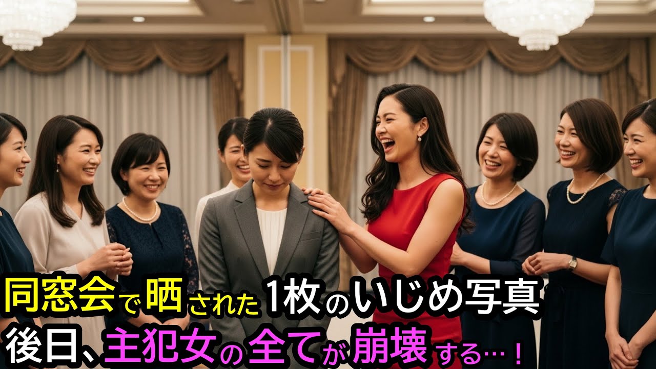 同窓会で晒された1枚のいじめ写真。後日、主犯女の全てが崩壊する…