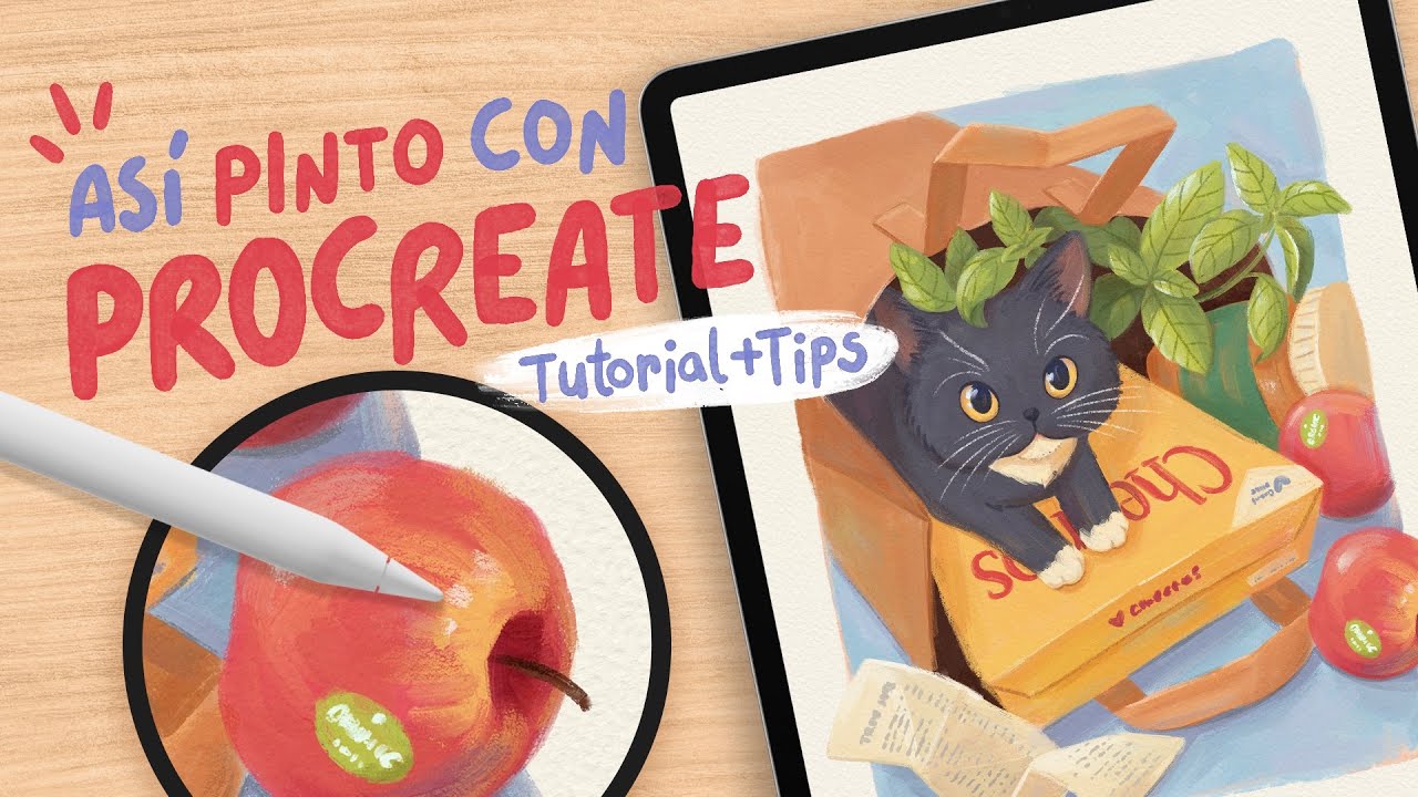 Pinta Estilo Acuarela / Gouache En DIGITAL 🎨 | Procreate + Tips