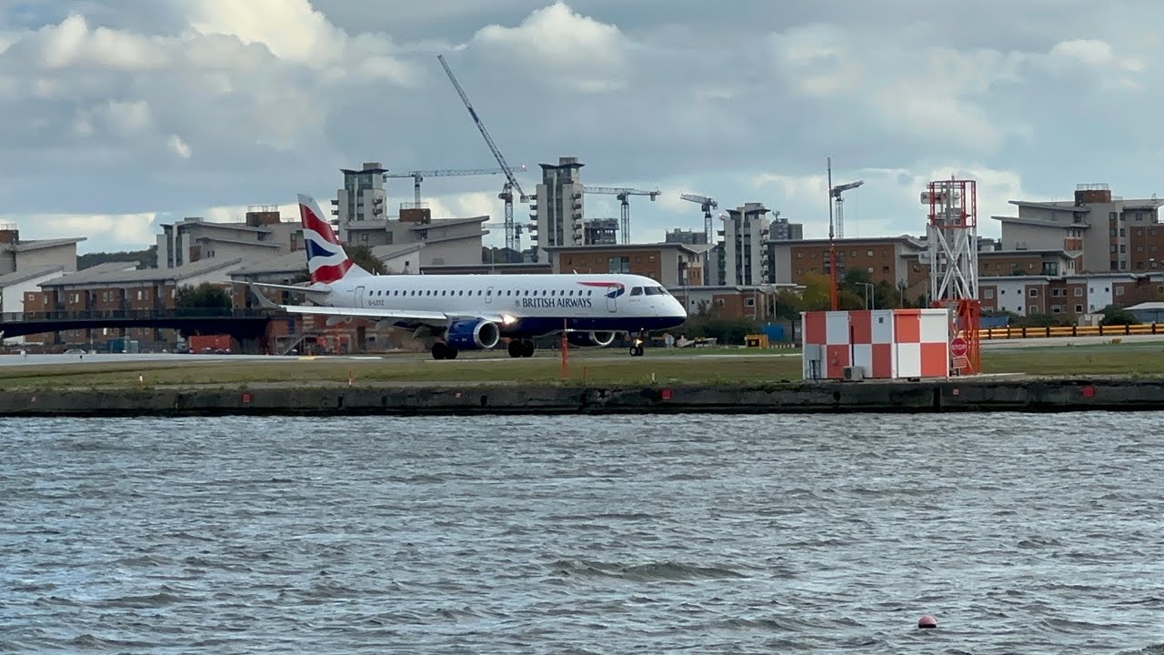 Planespotting at London City Airport.