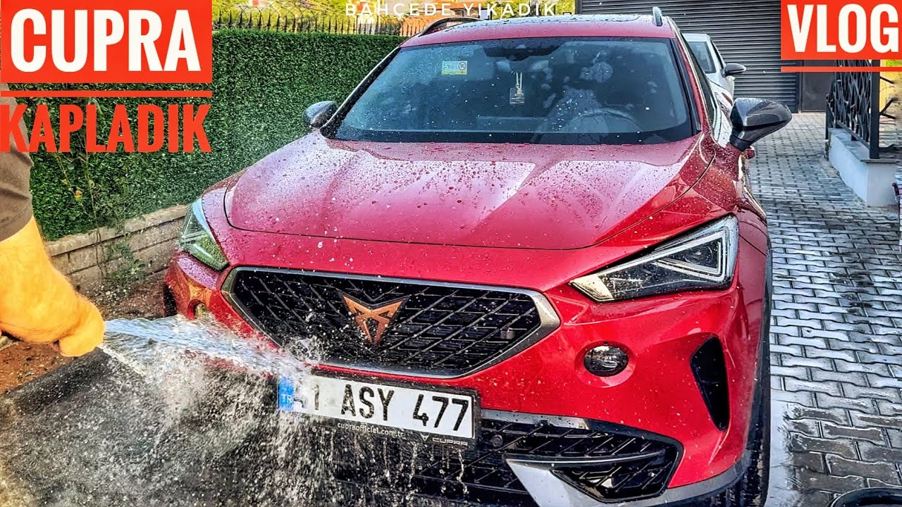 CUPRA FORMENTOR İLE BİR GÜN | STEK PPF KAPLADIK | BAHÇEDE YIKADIK | TÜM AŞAMALAR FİYATLAR?