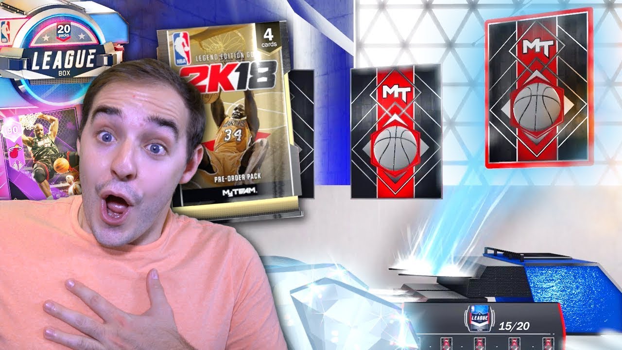 NBA 2K18 My Team DIAMOND IN FIRST PACK OPENING!!! GOLD LEGEND EDITION PACKS OPENING!