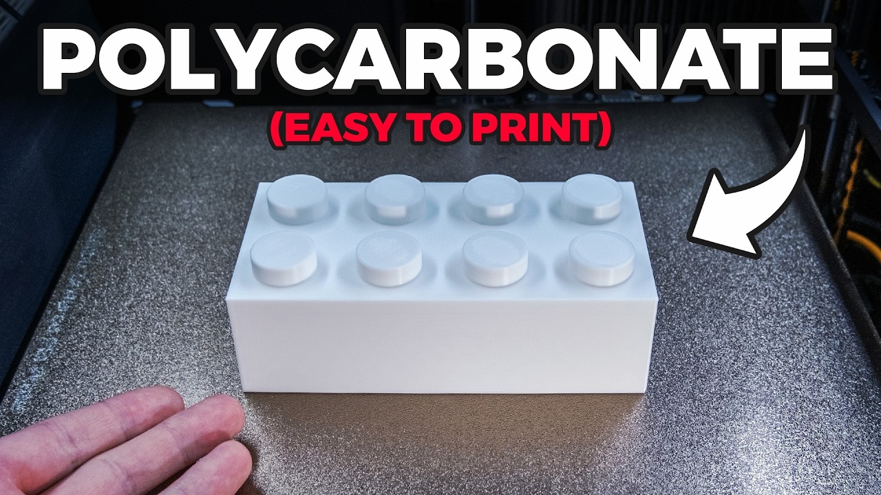 Who said 3D Printing POLYCARBONATE is HARD?!