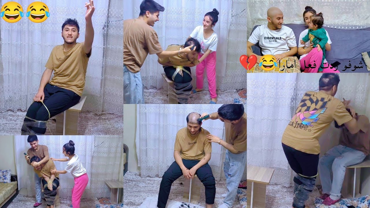 اقوى مقلب ب حموده بنص التحدي😂يا حرام حلقنالو عالصفر