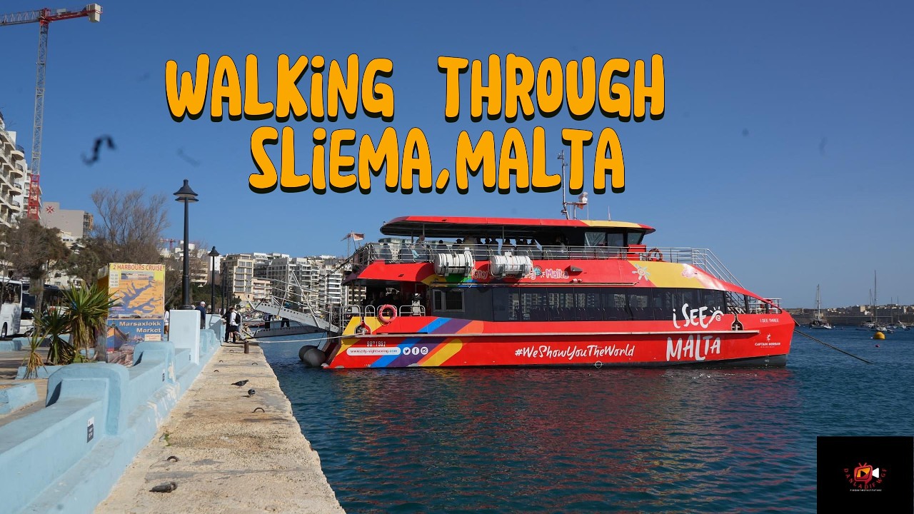 Walking Tour: SE01. EPI.01:  Walking through Sliema, Malta.🇲🇹