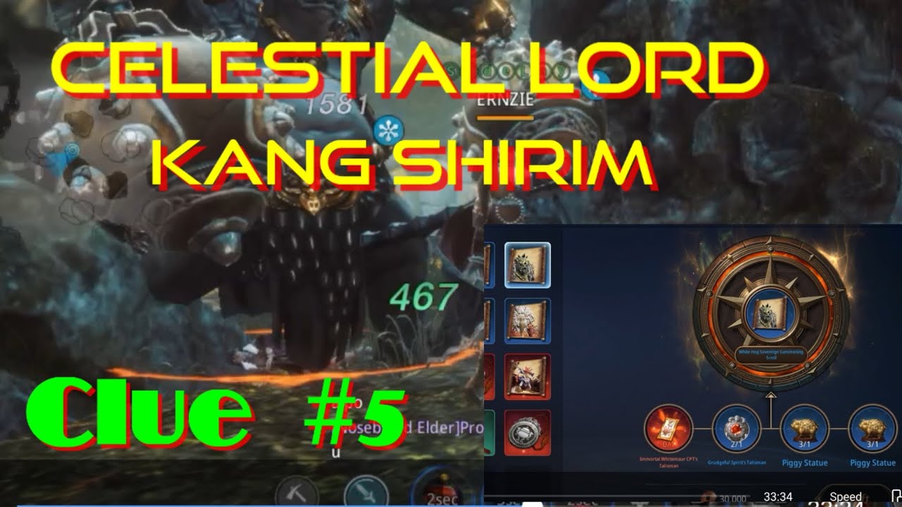 MIR4 | CELESTIAL LORD KANG SHIRIM CLUE #5