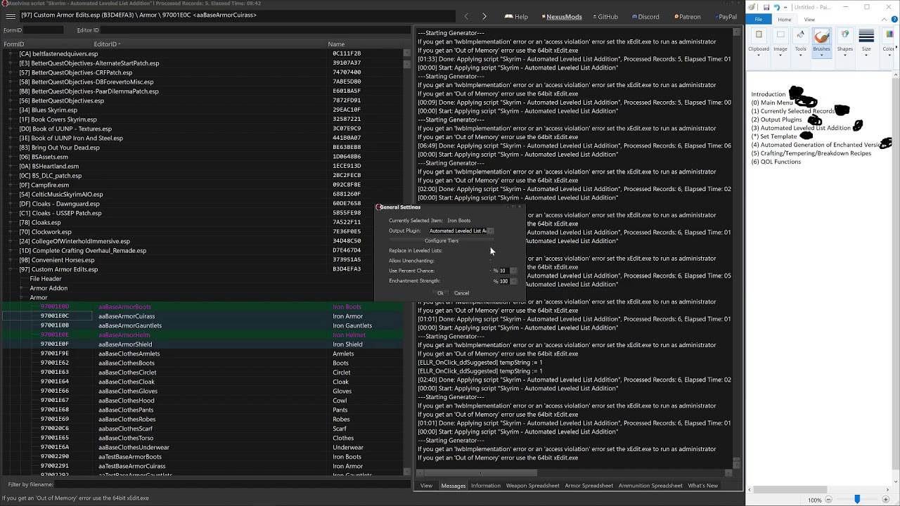 Automated Leveled List Addition
