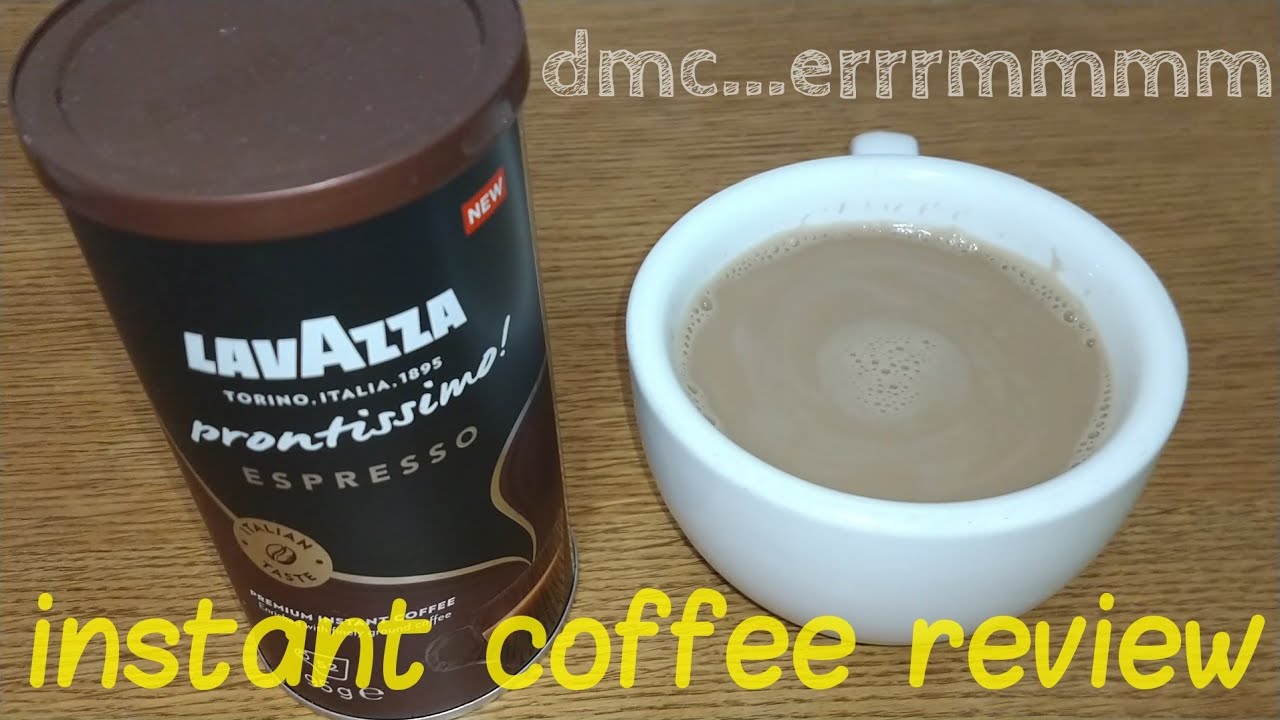 Lavazza Prontissimo Espresso 'Premium' Instant Coffee Review.
