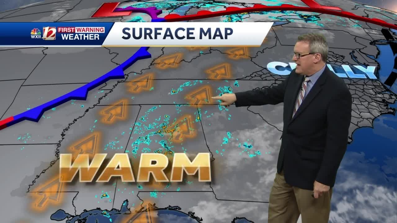 WATCH: Warm and breezy Thursday, showers west