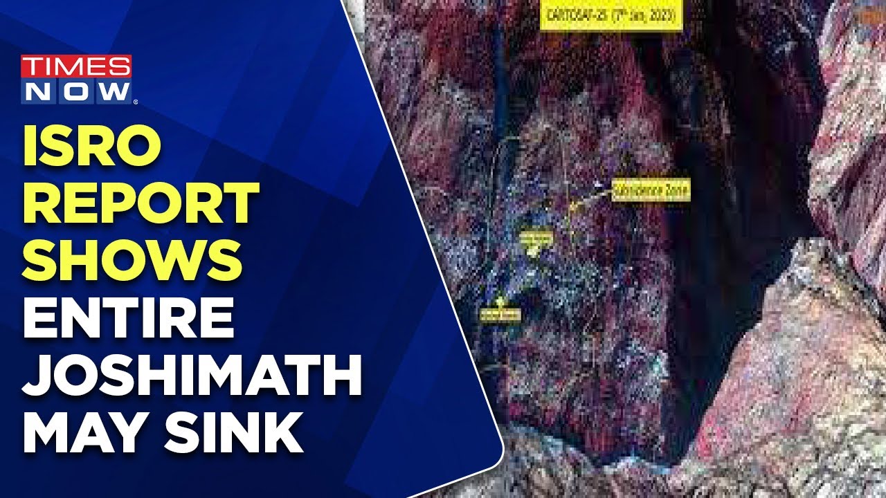 ISRO Report With Satellite Images Showing The Sinking Of Joshimath | What's There To Hide?