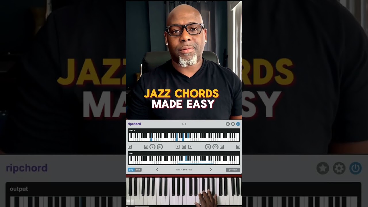 How To Play EASY Jazz Chords? | Chord Progressions For Beginners #easypianobeginners #jazzmusic